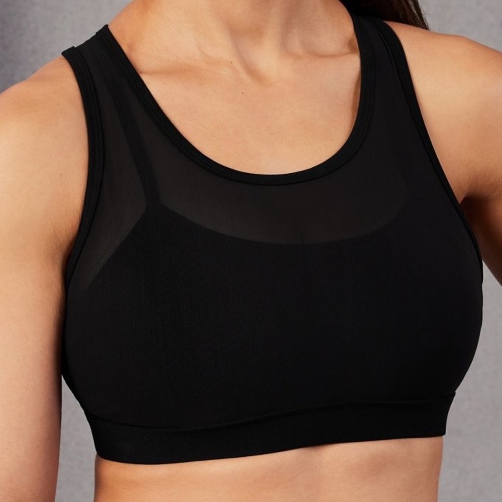 Black fabletics sports bra